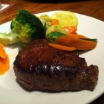 Outback Steakhouse Special Sirloin Plus Sides of Mixed Vegetables